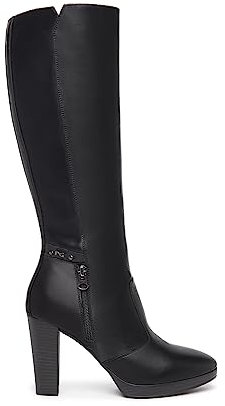 Nero Giardini I308910D Stivali Donna in Pelle - Nero 37