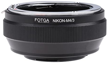 Hersmay Objektiv Adapterring für Nikon AI Objektiv auf M4/3 MFT Mount Kamera für Panasonic GF1 GF2 GF3 GF5 GF6 GX1 GX7 GH1 GH2 GH3 GH5 GH5S GH6 Für Olympus E-M1 EP3 EP5 E5 EPM1 EPM2 OM-D EM5 EPL3 EPL5