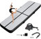 KIKILIVE 20CM Hoch Gymnastikmatte Tumbling Matte, 3M Aufblasbar Gymnastik Track Matte Air Turnmatte mit Luftpumpe Aufblasbare Sportmatte für Fitness/Outdoor/Yoga/Training usw