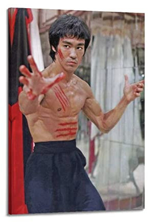 VZRSQZK Bruce Lee Filmposter, dekoratives Gemälde, Leinwand-Wandposter und Kunstdruck, modernes Familienschlafzimmer-Dekor-Poster, 30 x 45 cm
