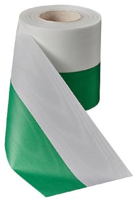 Nationalband Moire I Breite: 150 mm I Länge: 25 Meter I grün weiss