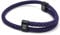 Adjustable Paracord Bracelet - Unisex Nautical Durable Waterproof Fashion Bracelet - Handmade Sport - Fit any Wrist (Purple & Black)
