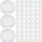 SOFPLATE 1 Box 120 Stück Ohrclip Kissen Zum AnklipsenOhrring VerschlüsseSchmerzstillende KleineWeicheBequemeDurchsichtige Ohrring PadsTransparenteRunde Silikon Ohrring Pads Für Die Herstellung von Ohr