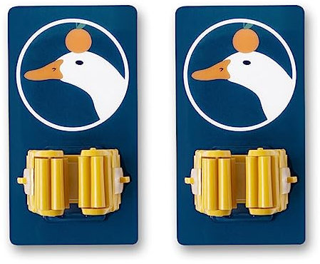 dijiusidy Aufbewahrung, bohrfreier Halter, Wandhalterung, Reinigungswerkzeuge, Aufhänger, Badezimmerschrank, Organizer, strapazierfähiges Clip Zubehör, Tier 1, 2 Stück