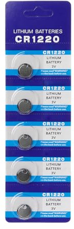 yanwuwa 5pc/10pc CR1220 Batteries Button Cell Battery For Car Key Long Lasting Power For Watches And Key Fob Long Lasting Power Mini Light Battery