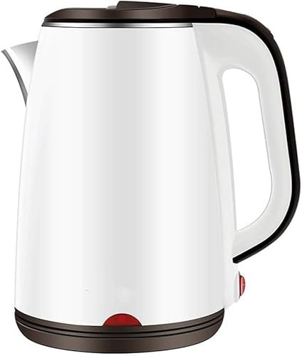 vkeid Electric Kettle(BPA Free), 1.8 Double Wall Stainless Steel Water Boiler, Coffee Pot & Tea Kettle, Auto Shut-Off and Boil-Dry Protection Present