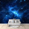 Generic Tapete Vlies 250 x 175 cm Galaxie Sterne Nachthimmel Wasserfestes Kontakt Papier für Home Schlafzimmer Schränke und Küche Deko, Blau