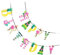 PHENOFICE Hawaiian Birthday Party Paper Banner Decorations Happy Birthday Banner Hawaii Theme Party Bunting Easy