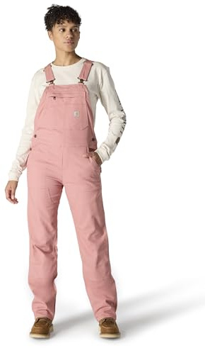 Carhartt Damen Rugged Flex Loose Fit Canvas Bib Overall, Rosatönung, 3X