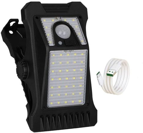 Motion Sensor Lights, Clip on Security Lights, High Brightness Lights, Waterproof USB Lights, Clip on Motion Sensor Lights Waterproof Security Lights with USB Charging for Camping and Outdoor Use