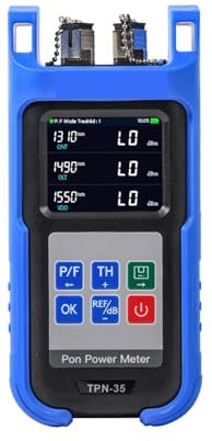 Netzwerkkabeltester, Glasfaser-Leistungsmesser Pon TPN-35 SC/APC-Anschluss Optischer Leistungsmesser,DIY-Werkzeuge(TPN-35-A)