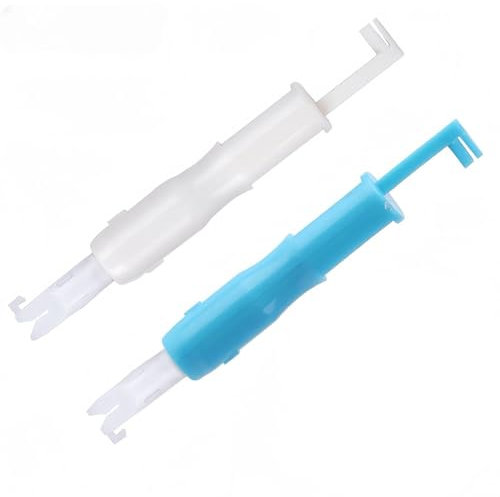 2 Stück Nadeleinfädler für Nähmaschinen,Einfädelhilfe für Nähnadeln,Automatischer Einfädelhilfe Nähmaschine,Einfädler für Nadeln,Nadeleinfädler zum Handnähen,Nähmaschinen Steckbarer Fadeneinfädler