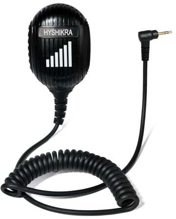 HYSHIKRA Microfono a spalla rinforzato di grandi dimensioni, microfono con altoparlante remoto PTT per Motorola Talkabout MH230R T200 T260 T460 T600 MR350R MT350R HT Radio bidirezionale