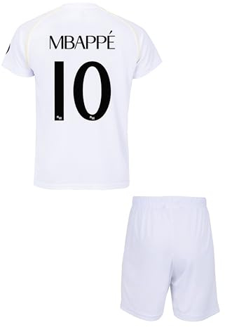Real Madrid Costume da calcio Real Kylian Mbappé – Collezione ufficiale 12 anni