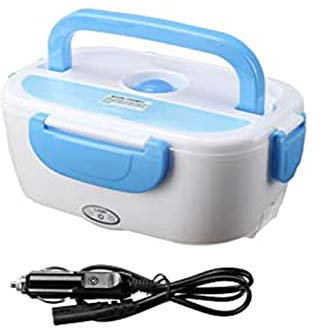 tempo di saldi Chauffe électrique pour voiture, 12 V, réchauffeur portable, boîte à lunch, Couleur aléatoire