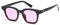 DODO®- Tinted Lens Retro Vintage Celebrity Unisex Designers Johnny Depp Sunglasses (Pink)