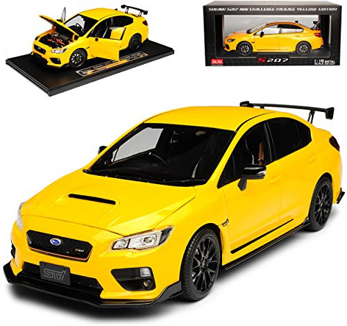Sun Star Subaru Impreza WRX STI S207 NBG Nürburgring Challenge Package Limousine Gelb Ab 2014 1/18 Modell Auto