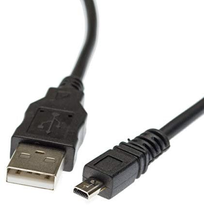 Kingfisher Technology - 90cm Black USB PC/Fast Data Sync Cable Lead Adaptor (22AWG) Compatible with Fujifilm Finepix JX530 Camera