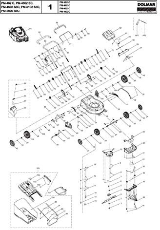 Dolmar 671001823-1745 Deck, Original Ersatzteil PM-4602 S3C