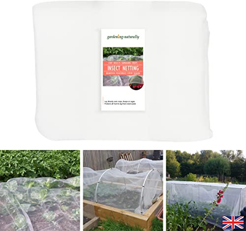 Veggiemesh Insect Netting - Garden Fine Insect Protection Mesh - (1.8m x 3m)