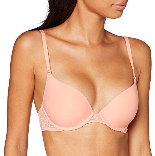 Sloggi Damen Zero Lace WHUM Push-Up BH, Orange (Coral 3586), (Herstellergröße: 85C)