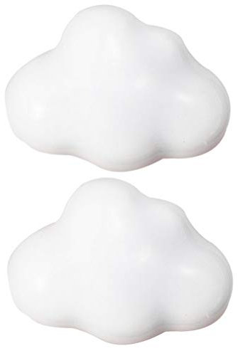 CLISPEED schrankgriffe 2 STK Keramik Knöpfe Knauf Stern Mond Wolken Form Schrankknöpfe Möbelknöpfe Schubladenknöpfe Türknöpfe Set Türknauf Möbelgriffe Türgriffe Schrankgriffe