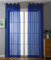 2er Set Ösenvorhänge Transparent »Uni« Gardine HxB 145x140 cm Royalblau Stores Vorhang Ösen Bleibandabschluß Wohnzimmer, 20332-cn2