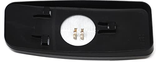 CRISTAL DE ESPEJO RETROVISOR DERECHO INFERIOR TERMICO SOPORTE CUADRADO