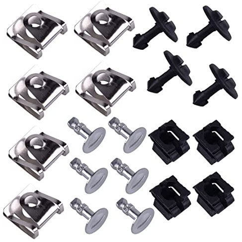 20 Stück Unterfahrschutz Einbausatz Unterboden Repair Kit für Audi A3 A4 A6 TT
