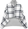 COYEUX Poncho Winter,Warm Damen Decke Flanell Fleece Poncho Cape,Open Front Cape Dicke Decke Mantel,Dicke Fleece Decke(80×130cm/31.4×51.1in)