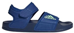 adidas Unisex Kinder Adilette Sandals, team royal blue/green spark/DARK BLUE, 29 EU