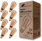 greenandco 8x dimmbare Vintage Design LED Birne zur Stimmungsbeleuchtung | E27 ST64 | gold | 3,5W 120lm | 1800K extra warmweiß | 320° | 230V | flimmerfrei | Edison Glühbirne