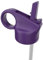 SHO Reusable Straw Lid for SHO Bottle - 750ml/1000ml - BPA Free - BPA Free (Vivid Violet, 750/1L)