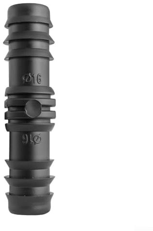 Lot de 10 connecteurs barbelés noirs pour tuyau poreux 1/2 et tuyau d'arrosage