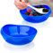 2Pack Spill Proof Scoop Bowl with Non-Skid Suction Base, Adaptive Self-Feeding Dinnerware for Elderly and Disabled