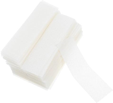 minkissy 100pcs Silicone Patch Sensitive Skin Tape Iv Pipeline Fixation Tape Pipeline Fixating Tape Breathable Tape Sticky Patches Silicon Gel Fixing Tape Tapes White Silicone Gel