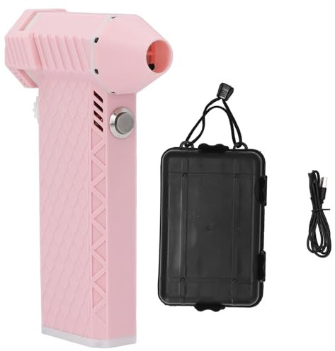 110000 Giri/min Spolverino Elettrico Senza Spazzole Spolverino Portatile Ricaricabile Senza Fili Jet Dry Blower per la Pulizia della Tastiera Rosa
