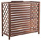 Cubre Aire Acondicionado Exterior Al Aire Libre Funda Aire Acondicionado Exterior Para Ocultar El Aire Acondicionado, Tablero De Madera Engrosada Planta Decorativa Pantalla Radiador Cubre Estante(Smal