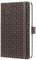 SIGEL J6122 Wochenkalender 2026 A6 braun, Hardcover, Gummiband, Stiftschlaufe, Einstecktasche, 174 Seiten, vegan, Buchkalender, Terminplaner Kalenderbuch Jolie
