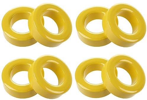 Mauedest 8 Stück 33 mm x 19 mm x 11 mm Gelb Ferritkern Toroid Ringe