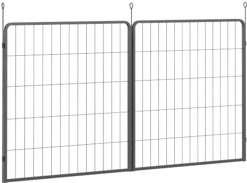 PawHut 2 Piece Expansion Pack Dog Pen for 80cm High Animal Pen | 2 Panel Puppy Pen