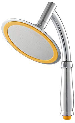 Duschmischer Regen Duschkopf 6 Zoll Handheld Anion Hochdruck Badezimmer Niederschlag Gadgets Wasser sparter Duschkopfmixer Dusche ui