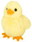 Teddy Hermann 94176 Küken 10 cm, Kuscheltier, Plüschtier
