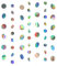 AYESY Hängenden Papier Girlande Holographisch Regenbogen, 52Ft Bunt Glitzer Dots Garland Hängende Party Deko für Geburtstag Urlaubs Weihnachten Jubiläen Hochzeiten Partydeko (Glitzernder Rund)