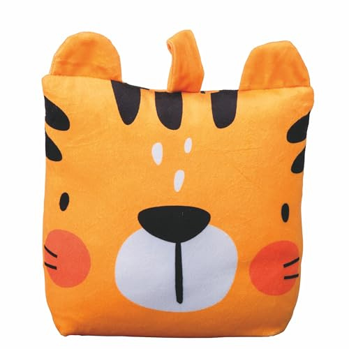 Les Petites Tiger Velvet Effect Fabric Door Stop 1kg