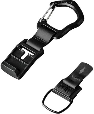 ALPAKA HUB Carabiner – Schlüsselclip mit Magnetverschluss | Wahl Standard oder Pro – Schnellverschluss, Gürtelclip, vielseitige Befestigung, kompatibel mit HUB, robust