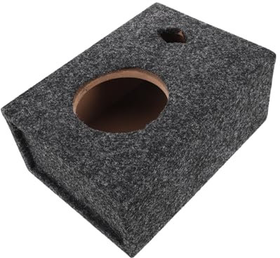 Ciieeo Subwoofer Gehäuse Auto Kompaktes Lautsprechergehäuse Fahrzeug Subwoofer Mit Hoch Und Tieftonöffnungen Selbstgemacht Unterbox Für Auto Audiosystem