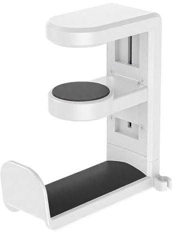 GXGM Kopfhörer Ständer, Headset Ständer, Headset Halterung, Kopfhörerhalter Headphone Stand Schreibtisch Kopfhöreraufhänger Kopfhörer Clip Gaming Halter Halter für Schlüssel Taschen (Weiß)
