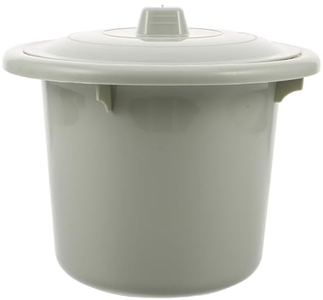 minkissy Pot D'urinoir Portable en Plastique avec Grosse Capacité et Couvercle Étanche, Solution Pratique pour Soins à Domicile et Toilettes de Voiture D'urgence