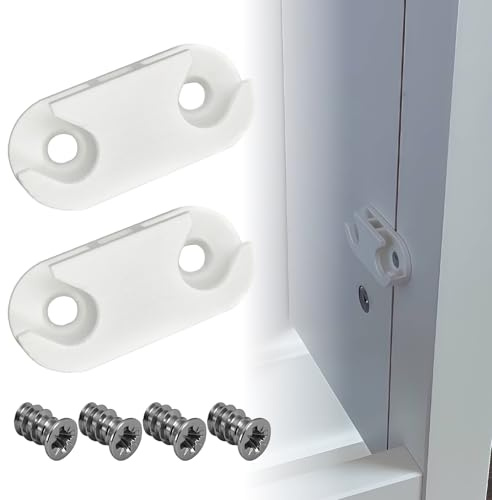 Armario para zapatos con bisagras para IKEA HEMNES – piezas de repuesto 110364 para IKEA HEMNES STÄLL, estante para zapatos con accesorios de instalación, fácil montaje de bisagras abatibles, estante